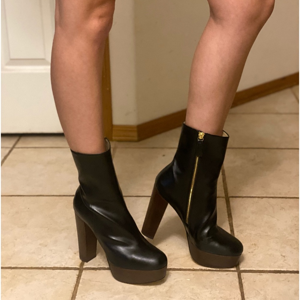 Black Stella McCartney heeled boots